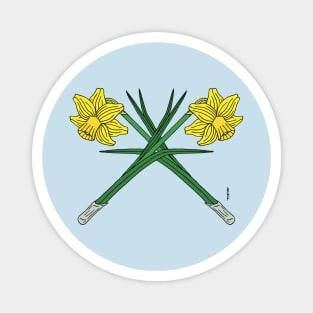 Daffodils Crossed Magnet